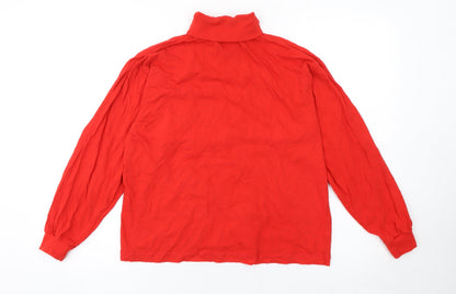 Girls UK Size 152 Rodeo Red Basic T-Shirt