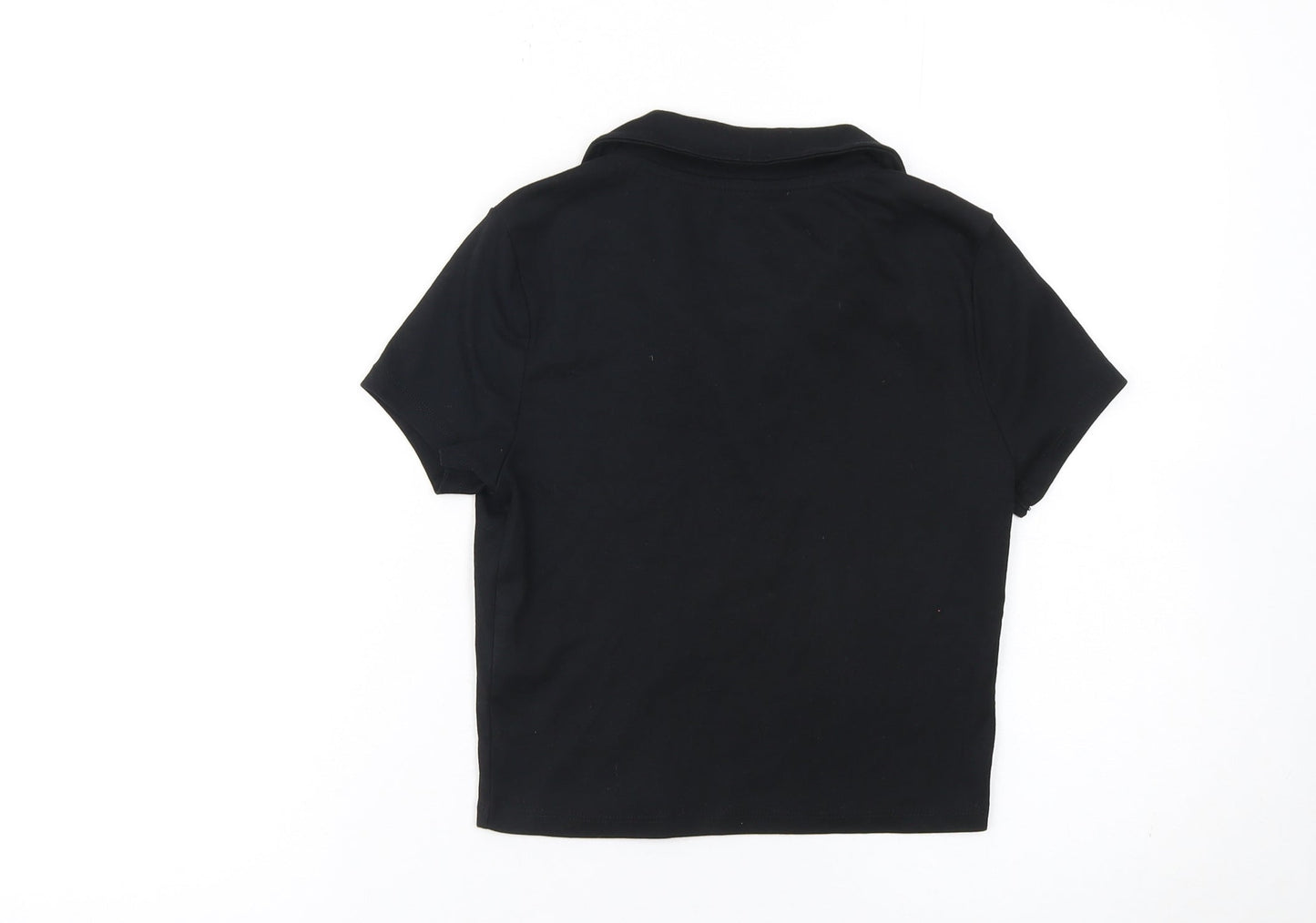 Girls UK Size 12-13 Years New Look Black Basic Polo