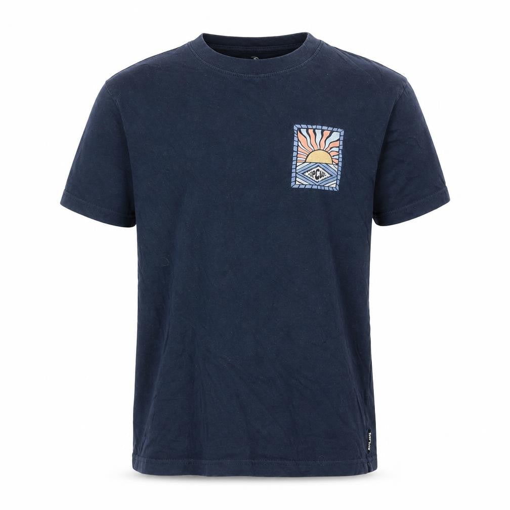 Boys UK Size 12 Years RIP CURL Blue Basic T-Shirt