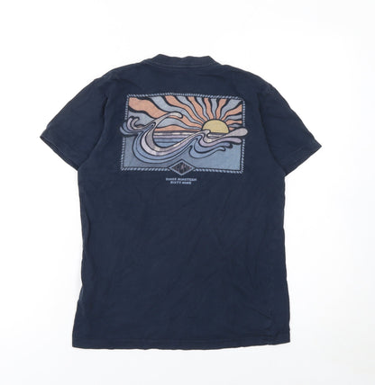 Boys UK Size 12 Years RIP CURL Blue Basic T-Shirt