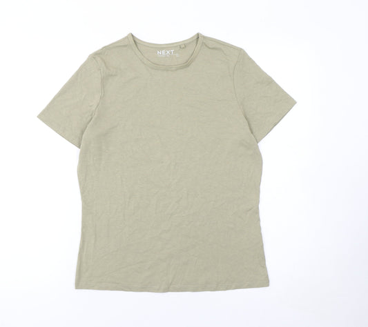 Womens UK Size S NEXT Beige Basic T-Shirt