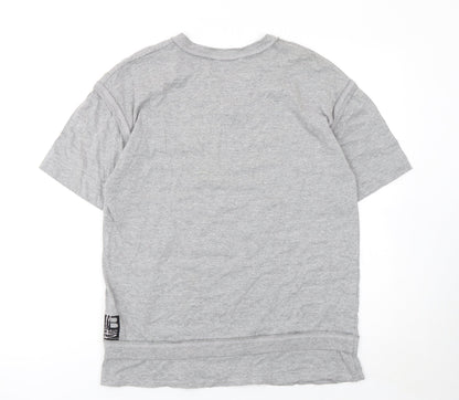 Walé Adeyemi B-side Men’s Grey V-Neck Short Sleeve T-Shirt Size L