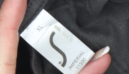 SOL'S Imperial Men's Black Graphic Print T-Shirt XL Cotton