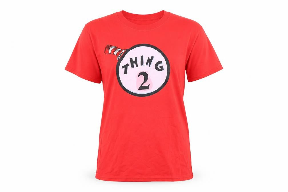 Womens UK Size S Fruit of the Loom Red Basic T-Shirt