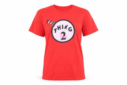 Womens UK Size S Fruit of the Loom Red Basic T-Shirt