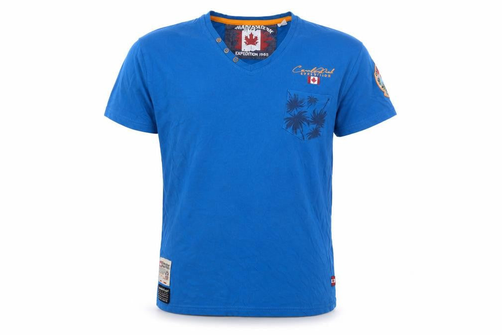 Mens UK Size S Canadian Peak Blue  T-Shirt