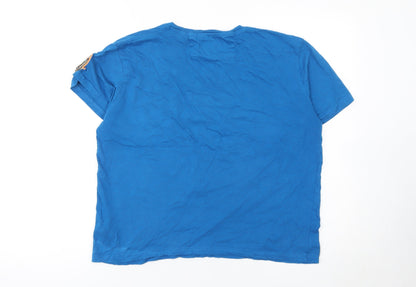 Mens UK Size S Canadian Peak Blue  T-Shirt