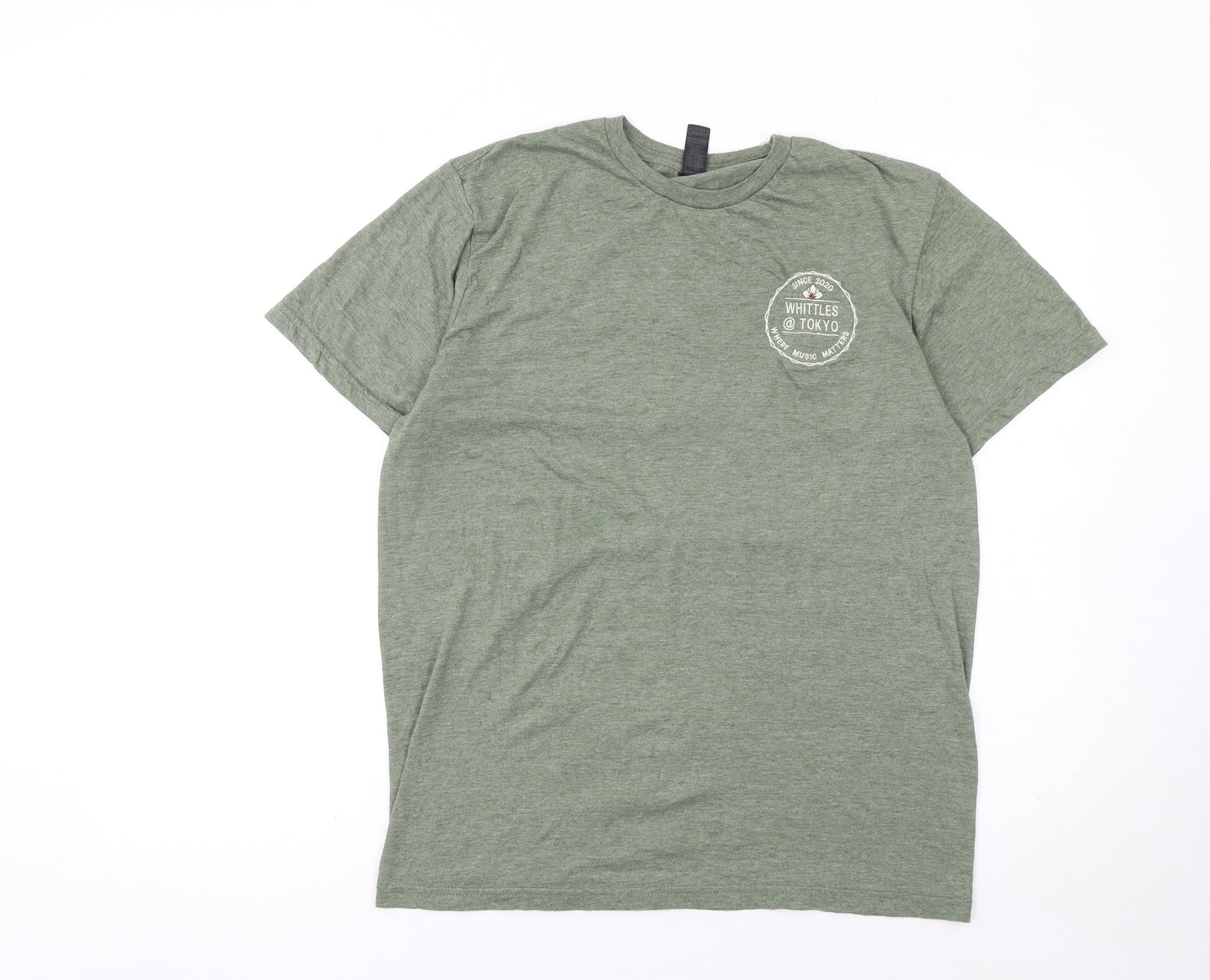 Mens UK Size M Gildan Green  T-Shirt