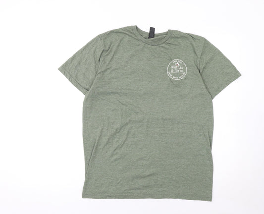 Mens UK Size M Gildan Green  T-Shirt
