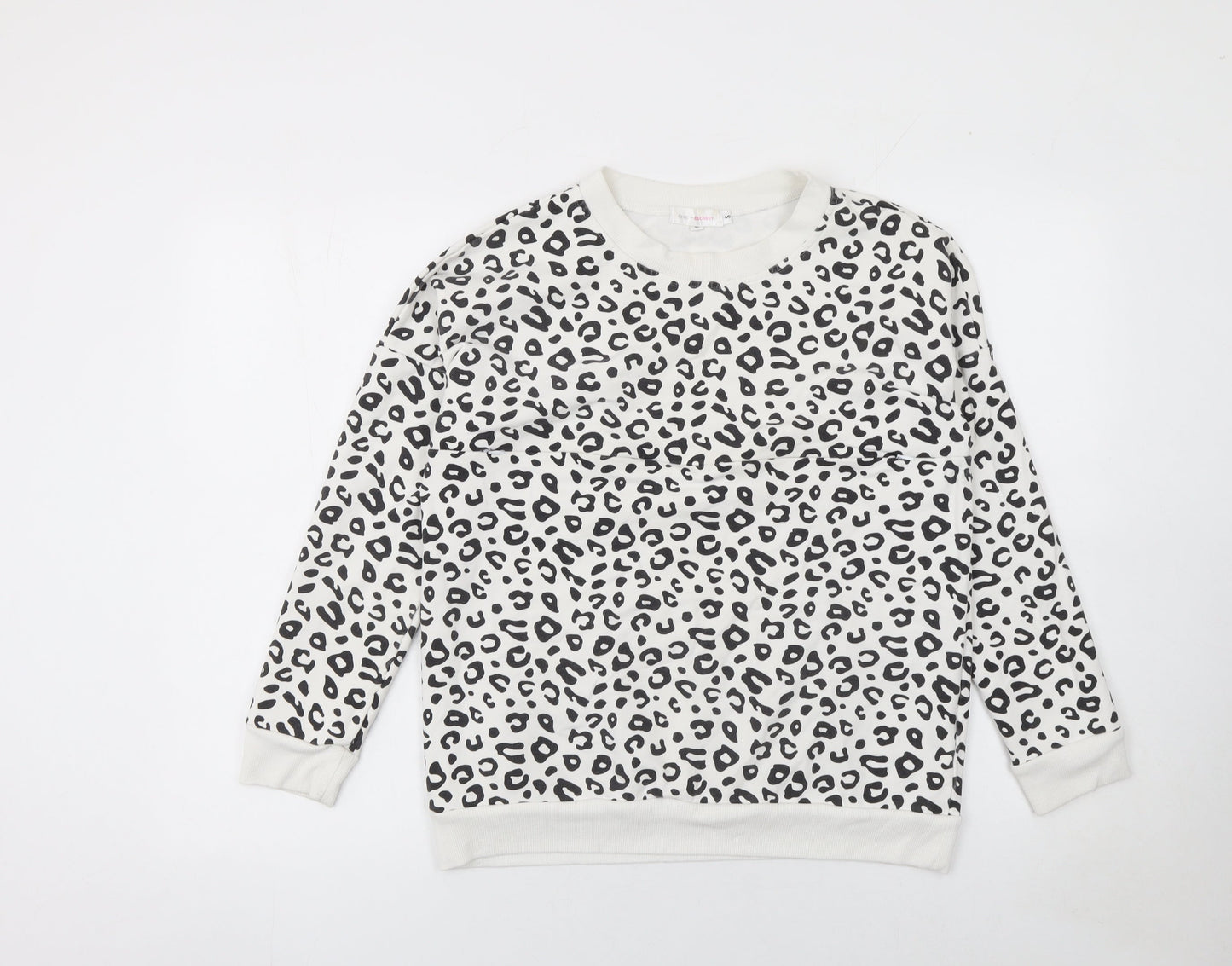 Womens UK Size S Chic and Discreet White Pullover Sweatshirt