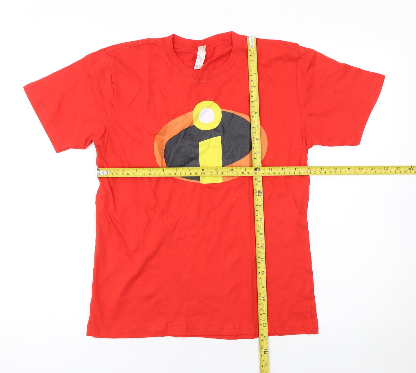 Boys UK Size 12-13 Years Casual Classics Red Basic T-Shirt