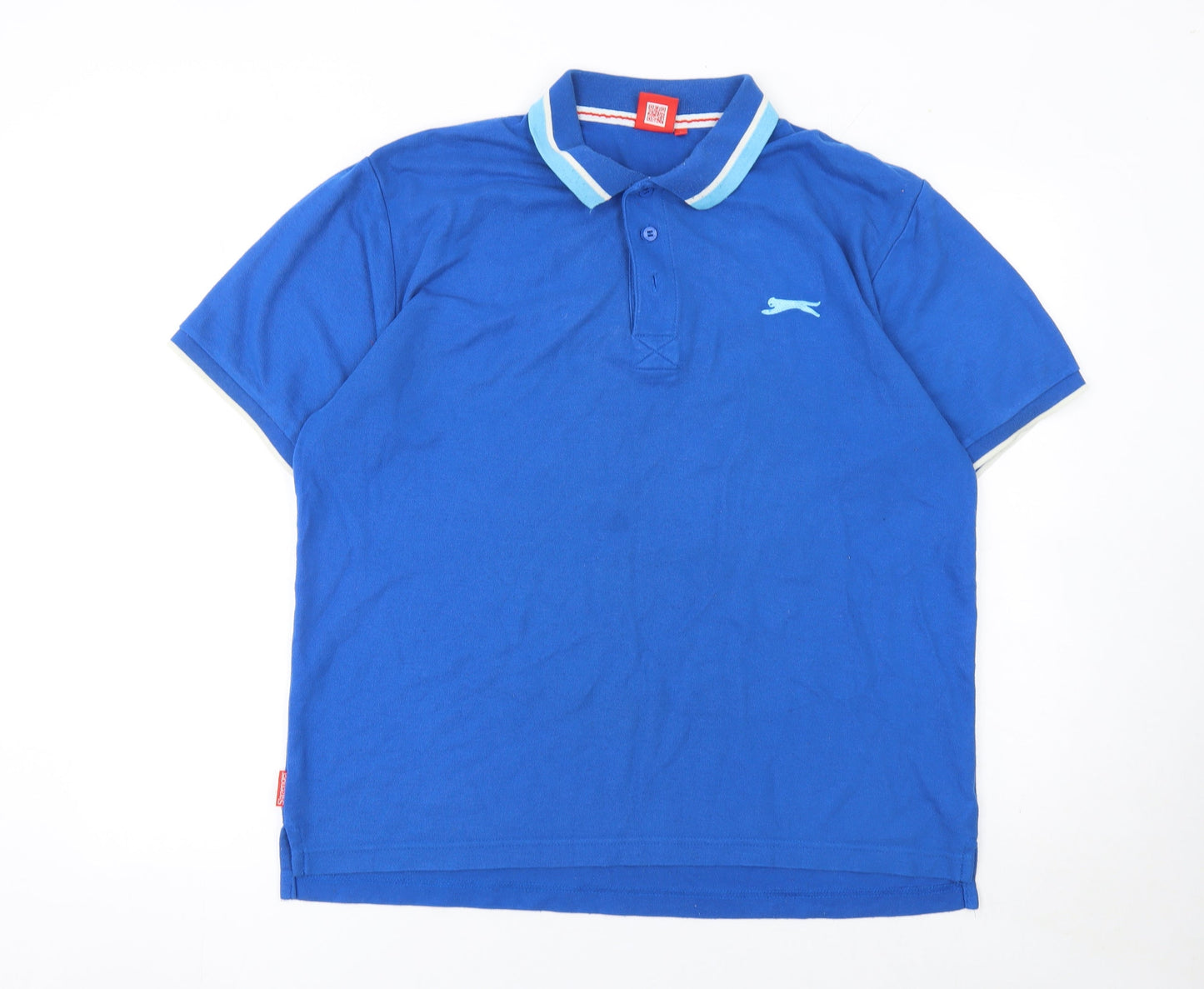 Mens UK Size L Slazenger Cotton Polo Shirt