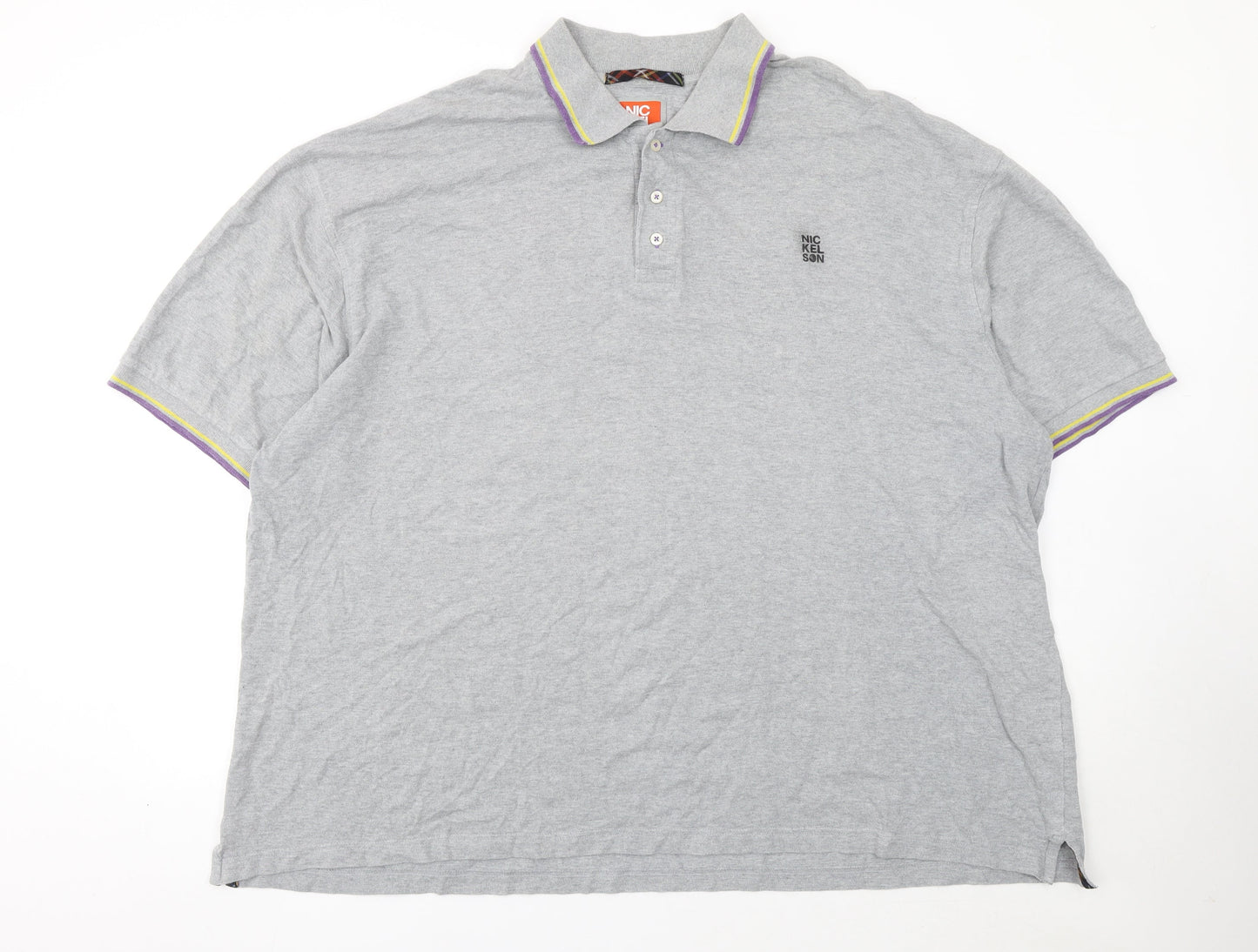 Mens UK Size 3XL Nickelson 100% Cotton Polo Shirt