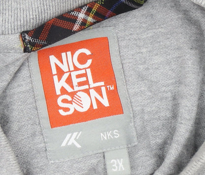 Mens UK Size 3XL Nickelson 100% Cotton Polo Shirt