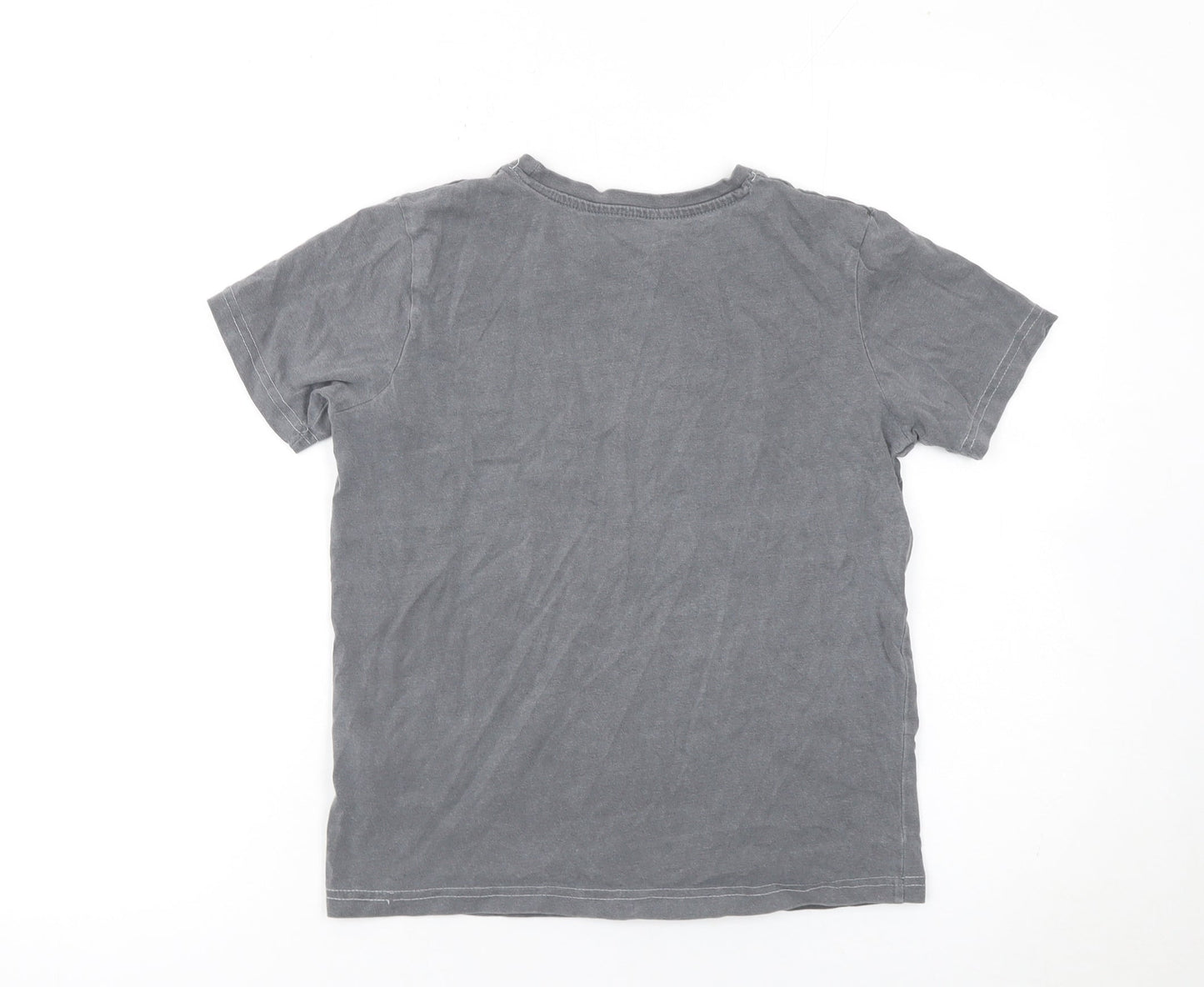 Girls UK Size 9-10 Years Disney Grey Basic T-Shirt