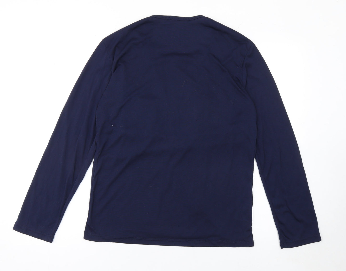 Womens UK Size 2XL U2M2 Blue Basic Button-Up