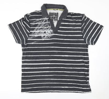 Mens UK Size XL Buffalo David Bitton 100% Cotton Polo Shirt