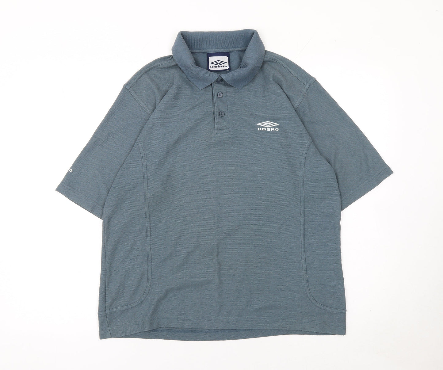 Mens UK Size M Umbro Cotton Blend Polo Shirt