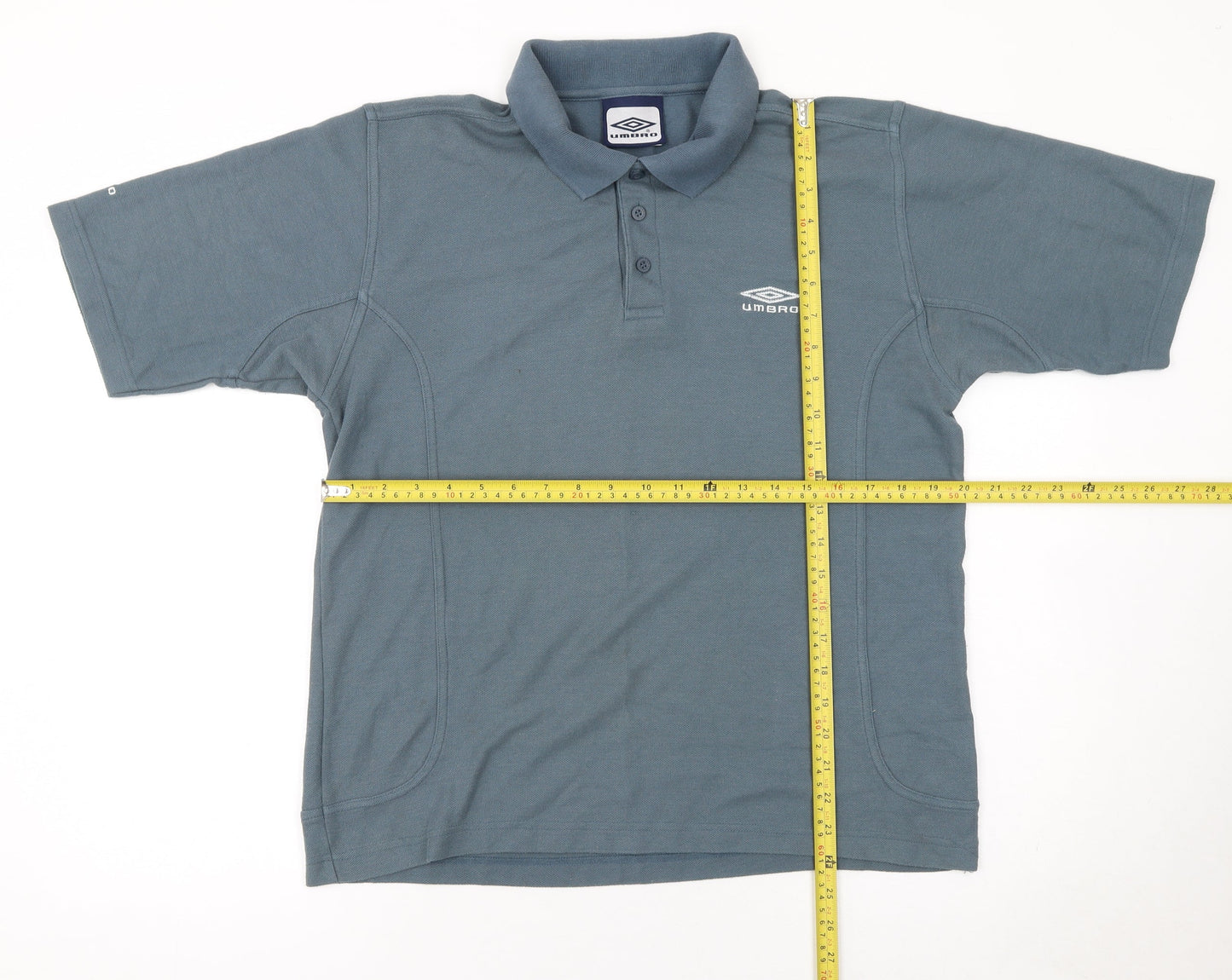 Mens UK Size M Umbro Cotton Blend Polo Shirt
