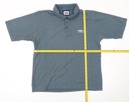 Mens UK Size M Umbro Cotton Blend Polo Shirt