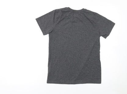 Boys UK Size 10-11 Years Harry Potter Grey Basic T-Shirt