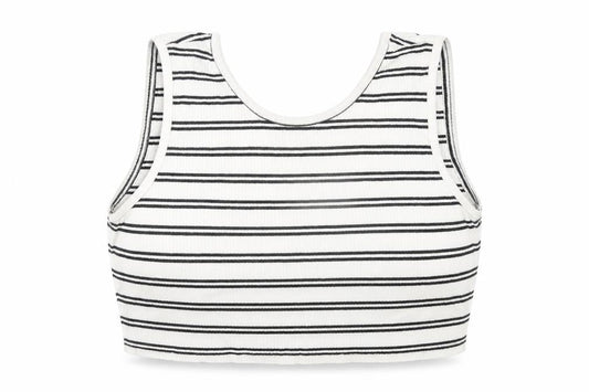 Womens UK Size L Weekday White Cropped Tank