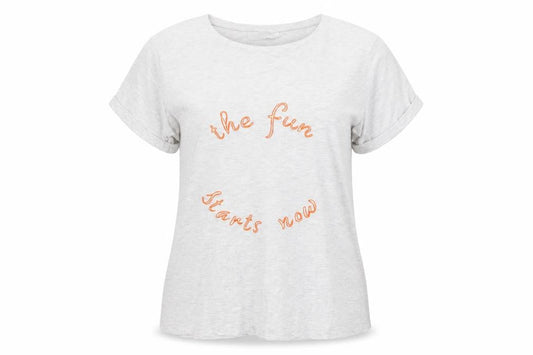 Womens UK Size 10 John Lewis Grey Basic T-Shirt