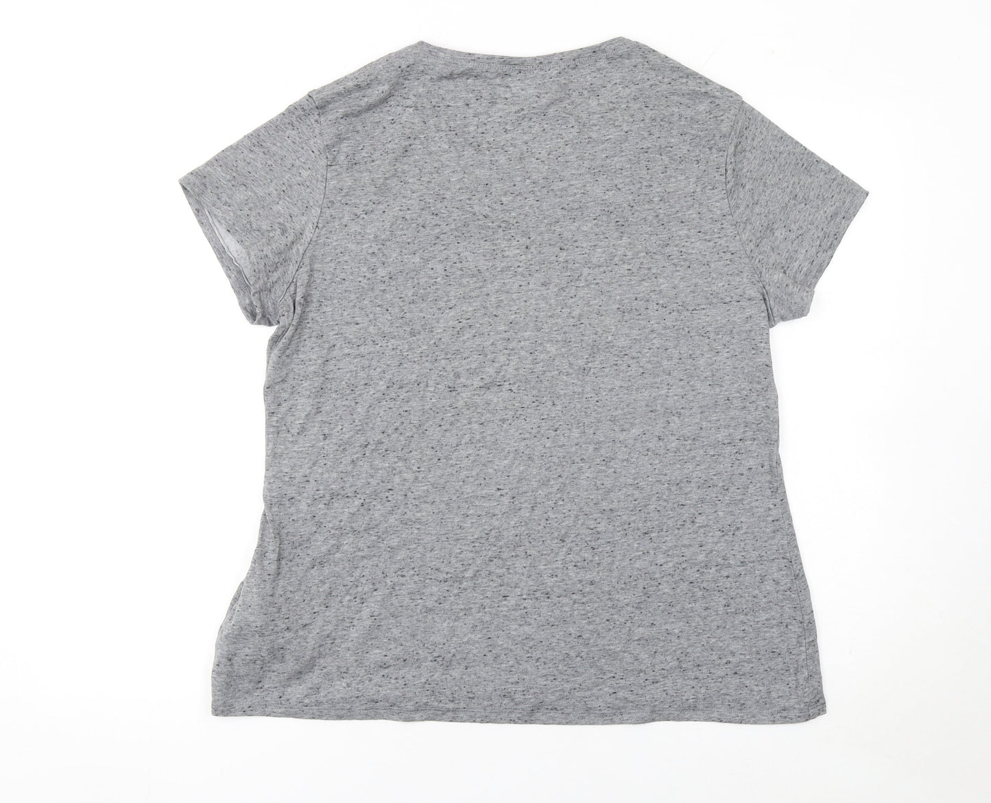 Decathlon Nyamba Womens Grey Activewear T-Shirt Size XL Regular Fit