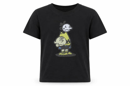 Boys UK Size 9-11 Years Casual Classics Black Basic T-Shirt