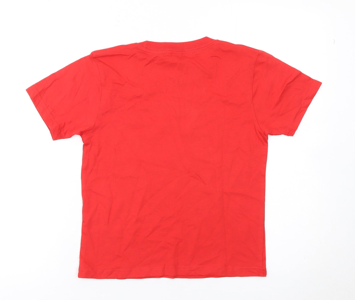 Boys UK Size 5-6 Years Casual Classics Red Basic T-Shirt