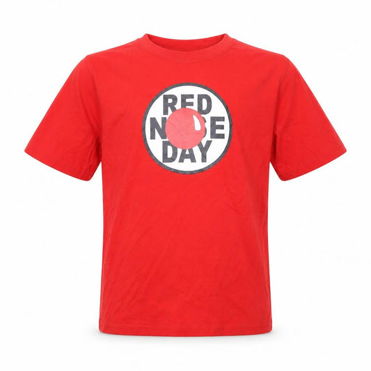 Boys UK Size 12-13 Years Casual Classics Red Basic T-Shirt