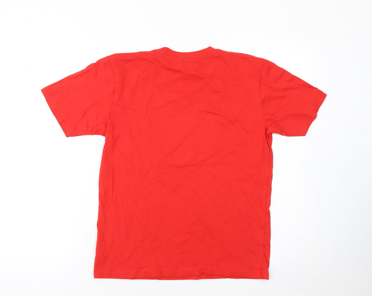 Boys UK Size 12-13 Years Casual Classics Red Basic T-Shirt
