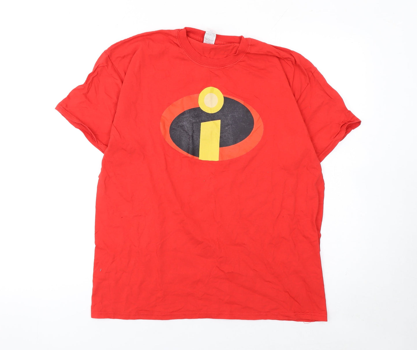 Mens UK Size L Fruit of the Loom Red  T-Shirt