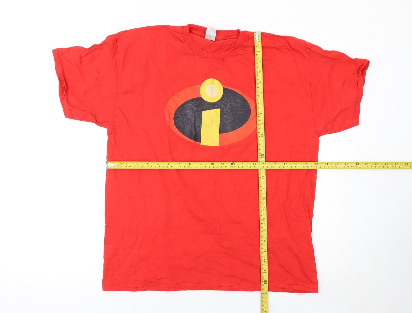Mens UK Size L Fruit of the Loom Red  T-Shirt