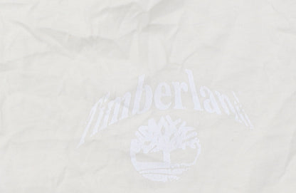 Timberland Men’s Beige Short Sleeve Cotton T-Shirt L Regular Fit