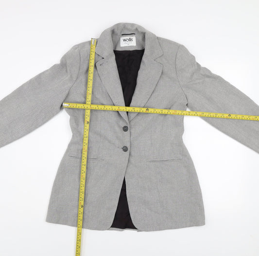 Womens UK Size 12 Wallis Grey Blazer
