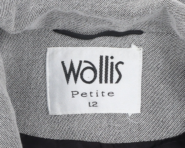 Womens UK Size 12 Wallis Grey Blazer