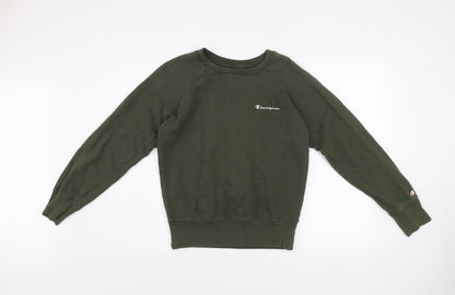 Mens UK Size XS Champion Green Pullover Sweatshirt