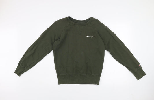 Mens UK Size XS Champion Green Pullover Sweatshirt