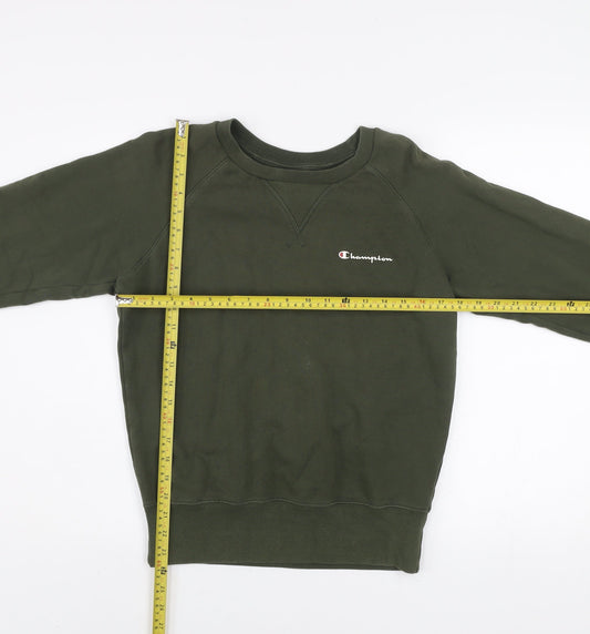 Mens UK Size XS Champion Green Pullover Sweatshirt