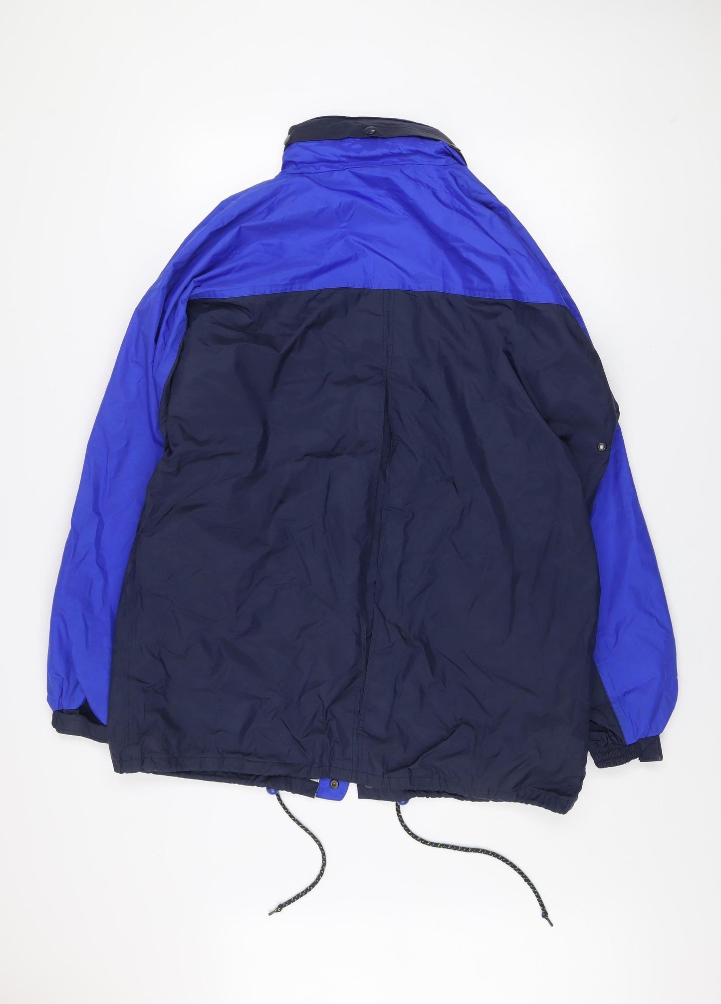 Mens UK Size L Blue Riband Blue Anorak Coat
