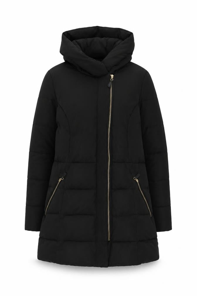 Womens UK Size 12 Dunnes Black Puffer Jacket