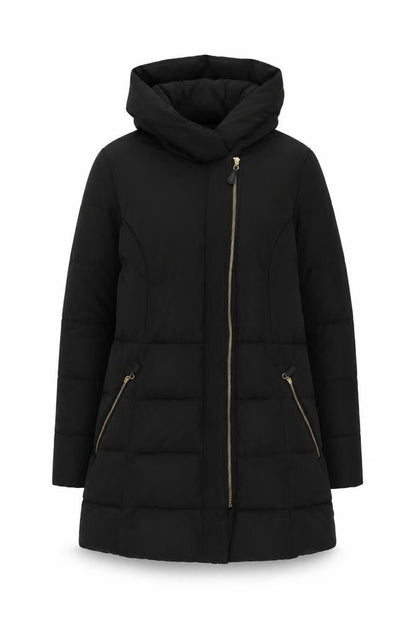 Womens UK Size 12 Dunnes Black Puffer Jacket