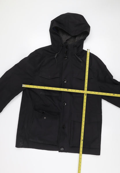 Mens UK Size L Ted Baker Black Parka Coat
