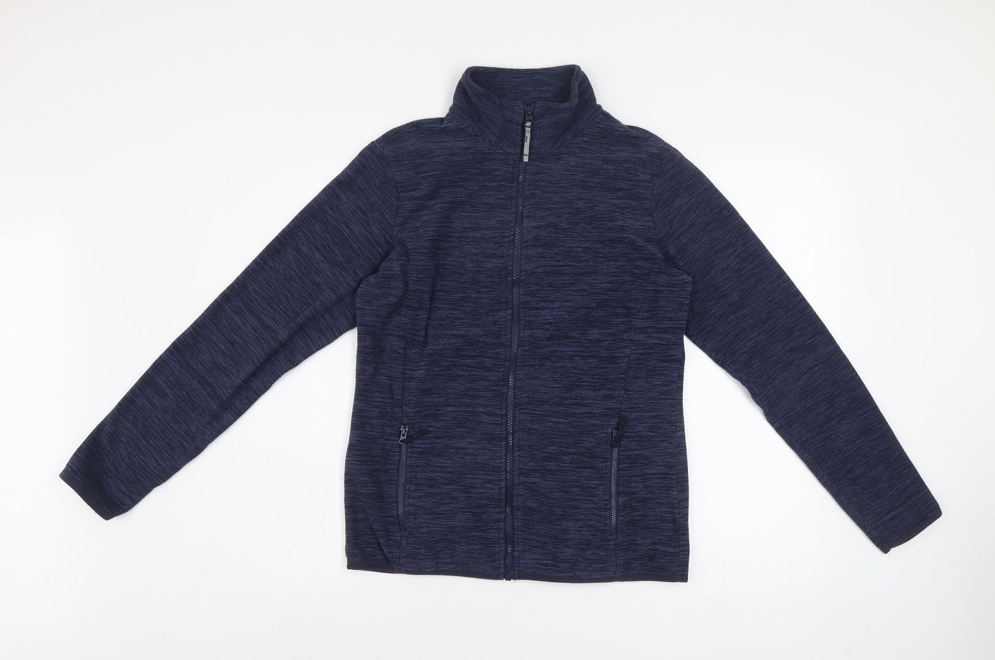 Mountain Warehouse Women Blue Fleece Full Zip Jacket Size 10