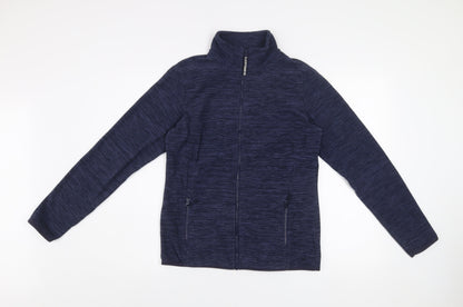 Mountain Warehouse Women Blue Fleece Full Zip Jacket Size 10