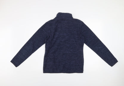 Mountain Warehouse Women Blue Fleece Full Zip Jacket Size 10