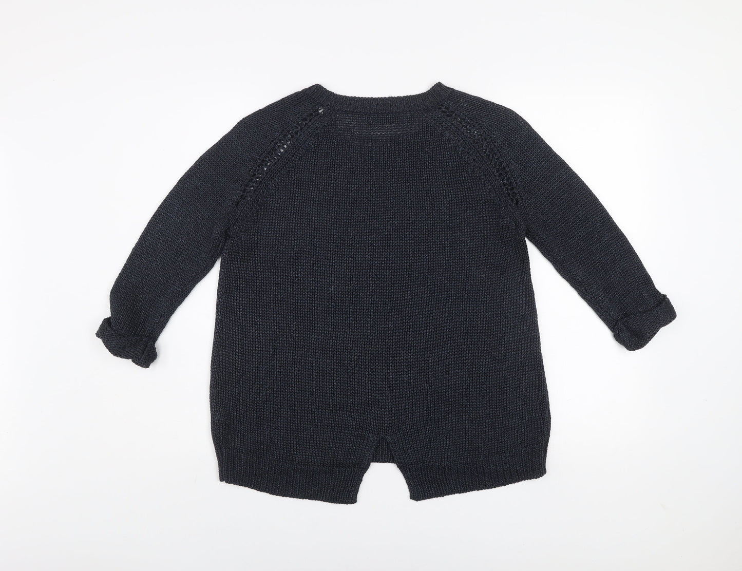 Womens UK Size S Dunnes Navy Pullover Jumper