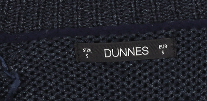 Womens UK Size S Dunnes Navy Pullover Jumper