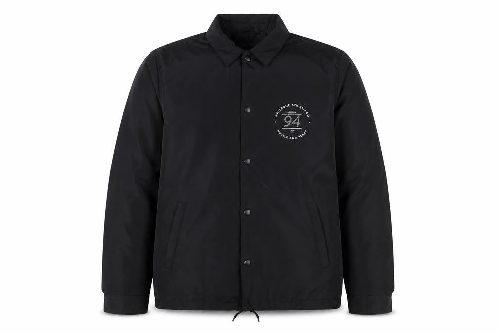 Mens UK Size M River Island Black Coach Jacket